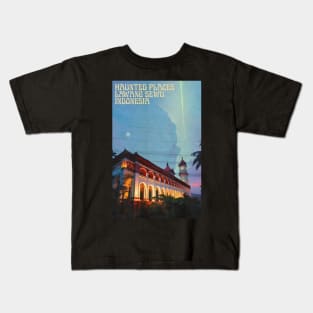 Haunted Places Lawang Sewu Indonesia Art Nouveau Kids T-Shirt